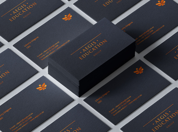 1. Simple, mais percutant | 9 Bons exemples de Cartes de visites